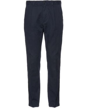 BOSS Pants Cotton, Elastane - Blue