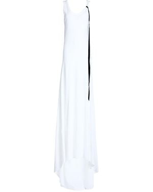 Ann Demeulemeester Maxi-Kleid - Weiß