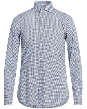 Barba Napoli Culto Midnight Shirt Cotton - Blue