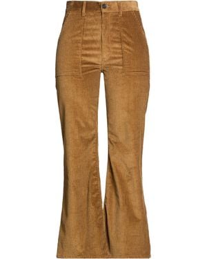 Dondup Camel Trousers Cotton, Elastane - Natural