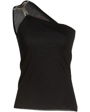 Rick Owens Top Viscose - Black