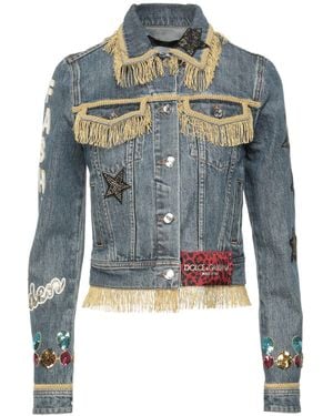 Dolce & Gabbana Denim Outerwear - Blue