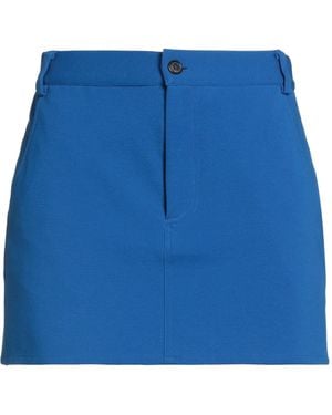 Grifoni Mini Skirt Viscose, Polyamide, Elastane - Blue