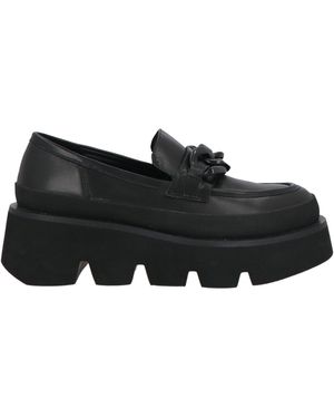 Emanuélle Vee Loafers Leather - Black