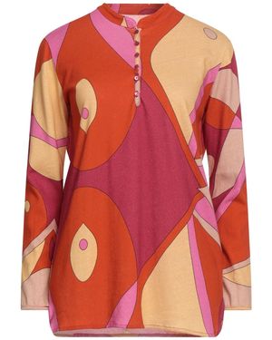 Majestic Filatures T-Shirt Cotton, Linen - Orange