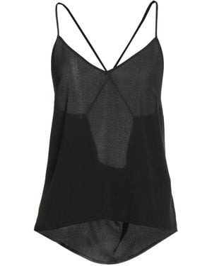 Grifoni Top Acetate, Silk - Black