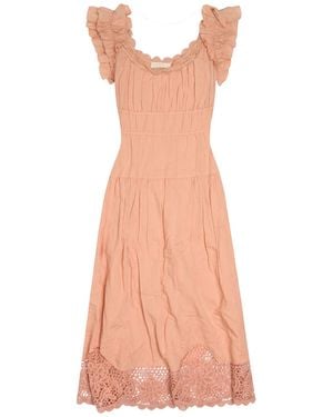 Ulla Johnson Blush Maxi Dress Linen, Cotton - Pink