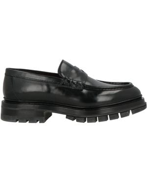Santoni Goodyear Loafers Leather - Black