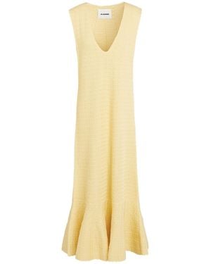 Jil Sander Maxi Dress - Metallic