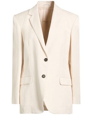 Brunello Cucinelli Ivory Blazer Cotton, Linen - Natural