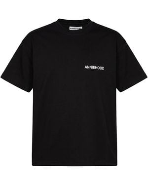 Annie Hood T-Shirt Cotton - Black