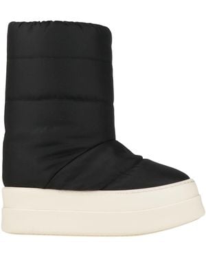 Rick Owens Boot Textile Fibers - Black