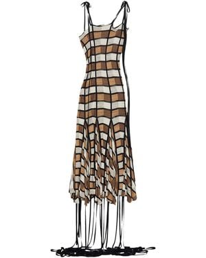 Quira Light Maxi Dress Silk, Linen, Viscose - White