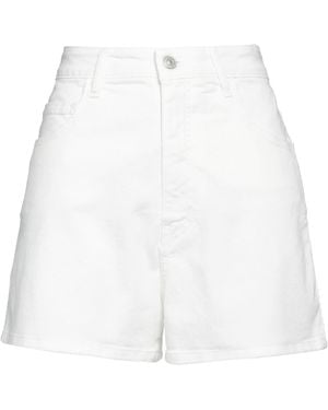 CYCLE Denim Shorts Cotton, Elastomultiester, Elastane - White