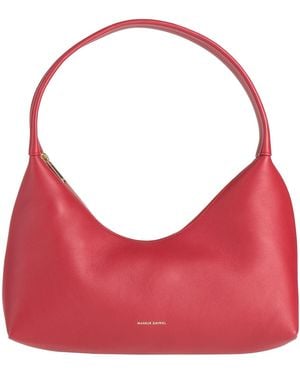 Mansur Gavriel Candy Baguette -- Handbag Leather - Red