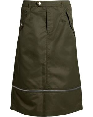 VAQUERA Military Midi Skirt Polyamide - Green