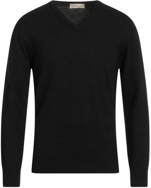 Cashmere Company Sweater Wool, Cashmere - Black
