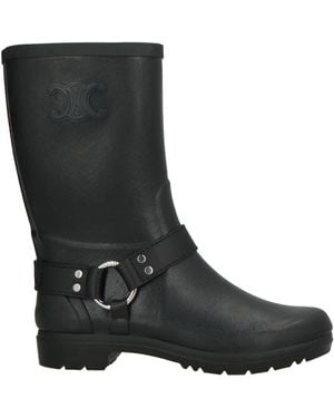 Celine Ankle Boots Rubber - Black
