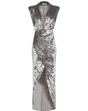 House of Amen Maxi-Kleid - Grau