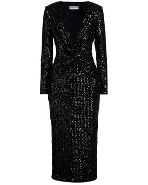 La Petite Robe Di Chiara Boni Midi Dress Polyamide, Elastane - Black