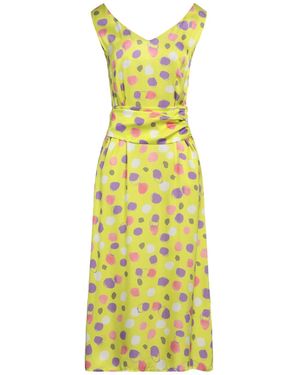 Manila Grace Midi Dress - Yellow