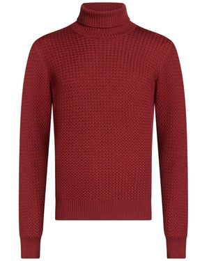Gran Sasso Rollkragenpullover - Rot