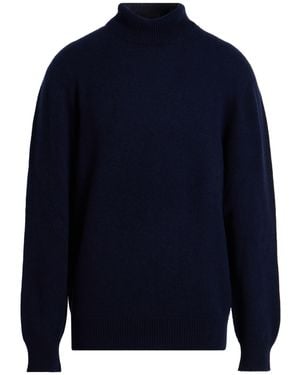 Laneus Rollkragenpullover - Blau
