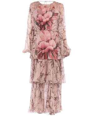 Alberta Ferretti Maxi Dress - Pink