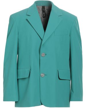 Hevò Blazer Polyester, Virgin Wool, Elastane - Green