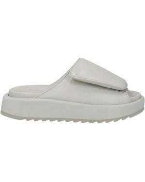 Gia Borghini Light Sandals Leather - Gray