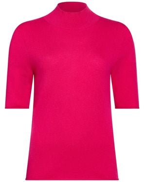 Not Shy Rollkragenpullover - Pink