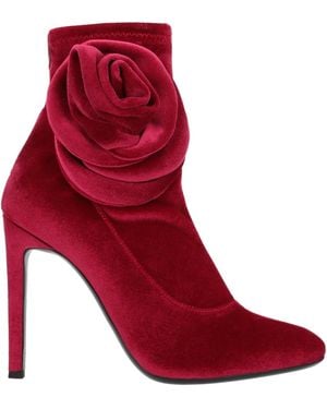 Giuseppe Zanotti Ankle Boots Textile Fibers - Red