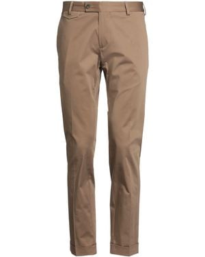 Messagerie Patrizio Piscaglia Camel Pants Cotton, Elastane - Natural