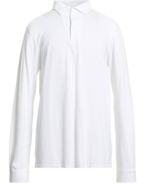 Barba Napoli Ivory Polo Shirt Cotton - White