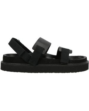 Isabel Marant Sandals Calfskin, Textile Fibres - Black