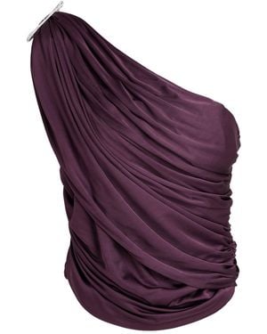 GIUSEPPE DI MORABITO Top Viscose - Purple