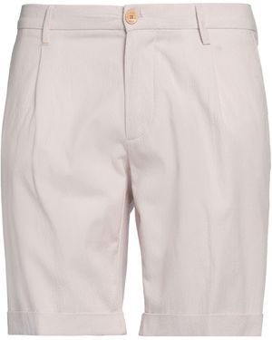 RE_HASH Shorts & Bermuda Shorts Cotton, Polyester, Elastane - Natural