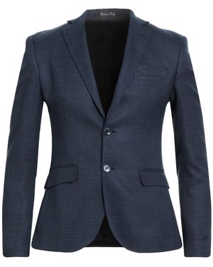ADRIANO LANGELLA Blazer Viscose, Textile Fibers, Polyester - Blue