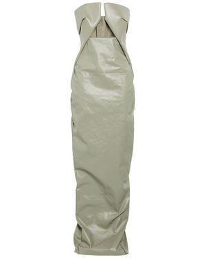 Rick Owens Maxi Dress Cotton, Elastomultiester, Elastane - Green