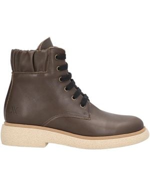 The Flexx Dark Ankle Boots Leather - Brown