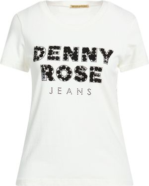 Denny Rose Jeans T-Shirt Cotton, Elastane - White