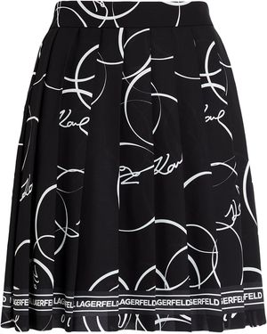 Karl Lagerfeld Mini Skirts - Black