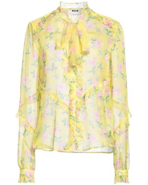 MSGM Camicia - Giallo