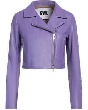 SWD by S.w.o.r.d. Jacket Leather - Purple