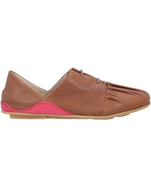 Malloni Lace-Up Shoes Leather - Brown