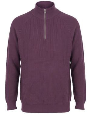 Brunello Cucinelli Turtleneck Cotton - Purple