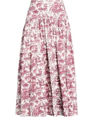 STAUD Maxi Skirt - Red