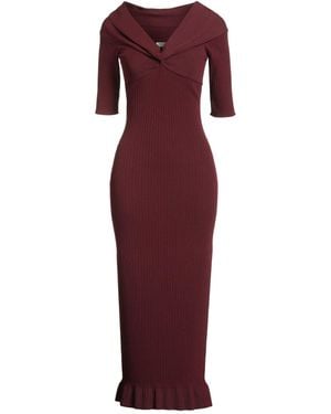 Philosophy Di Lorenzo Serafini Vestito Midi - Rosso