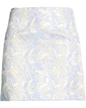 Compagnia Italiana Sky Mini Skirt Polyester, Viscose, Metal Fiber - White