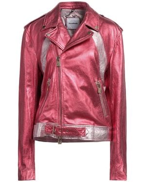 Coco Cloude Jacket Leather - Red